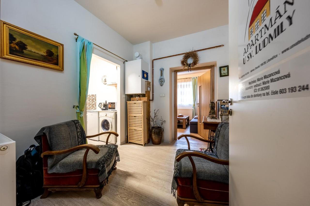 U Svate Ludmily Apartment Litoměřice Bagian luar foto